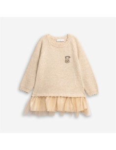 Dress knitted for girl 2-6...