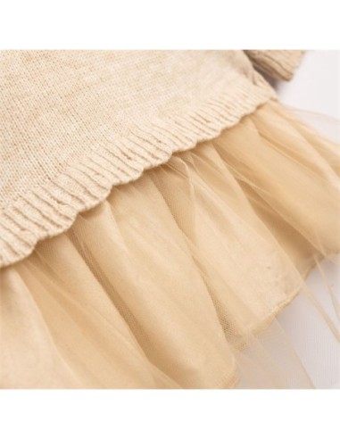 Dress knitted for girl 2-6 years