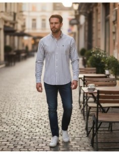 CAMISA MANGA LARGA RAYAS